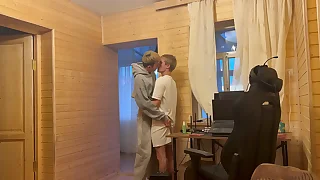 No55 Part 1&colon; A twink invited his friend to fuck space fully his boyfriend was relaxing